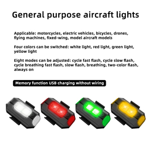 格安7色<span class=keywords><strong>LED</strong></span>航空機ストロボライトRGBドローンライト警告ミニ信号オートバイ<span class=keywords><strong>LED</strong></span>ストロボライト