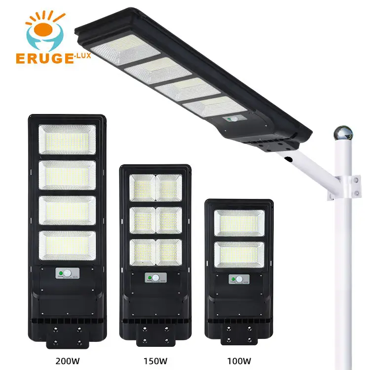 Farolas solares para exteriores con clasificación IP65, iluminación LED duradera con certificación CE ROSH para soluciones de larga duración