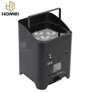 Luces Par LED Dmx inalámbricas alimentadas por batería, 6x18w, Rgbwa + uv, 6 en 1, Control inalámbrico - Product Image 6