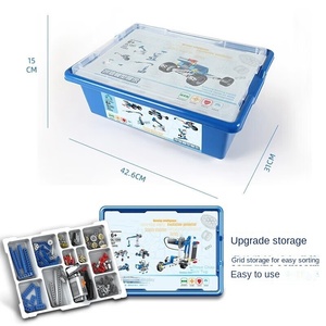 Bloques de construcción de engranajes mecánicos DIY, bloques de construcción de ciencia para niños, bloques de construcción educativos STEM para niños, otros juguetes educativos - Product Image 4