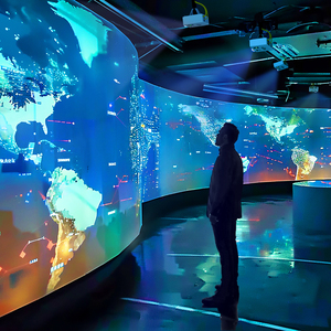 Proyección de sala inmersiva de imágenes de alta definición Experiencia visual de 360 grados, sala de exposiciones avanzada con sensor de radar. - Product Image 5