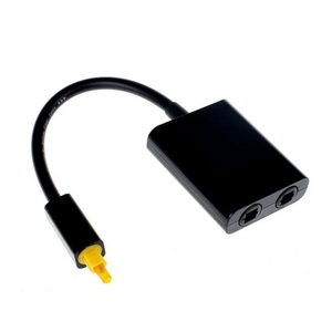 Nuevo adaptador divisor de Audio óptico Digital SPDIF divisor Toslink de 2 vías SPDIF divisor de Cable óptico Hub 1 entrada 2 salida - Product Image 5
