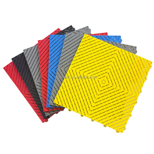Khuyến mãi mới Interlock nhà để xe sàn nhiều màu gạch Modular nhà để xe sàn xe hiển thị phòng gạch lát sàn - Product Image 1