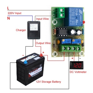 XH-M601 akıllı şarj güç kontrol paneli otomatik şarj güç 12V pil şarj için kontrol panosu Diy kiti - Product Image 3
