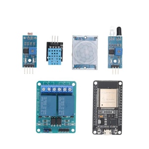 Temel başlangıç kiti Arduino projesi için ESP-32S WIFI geliştirme kurulu öğrenme kiti ile öğreticiler kutusu ile çekirdek kiti
