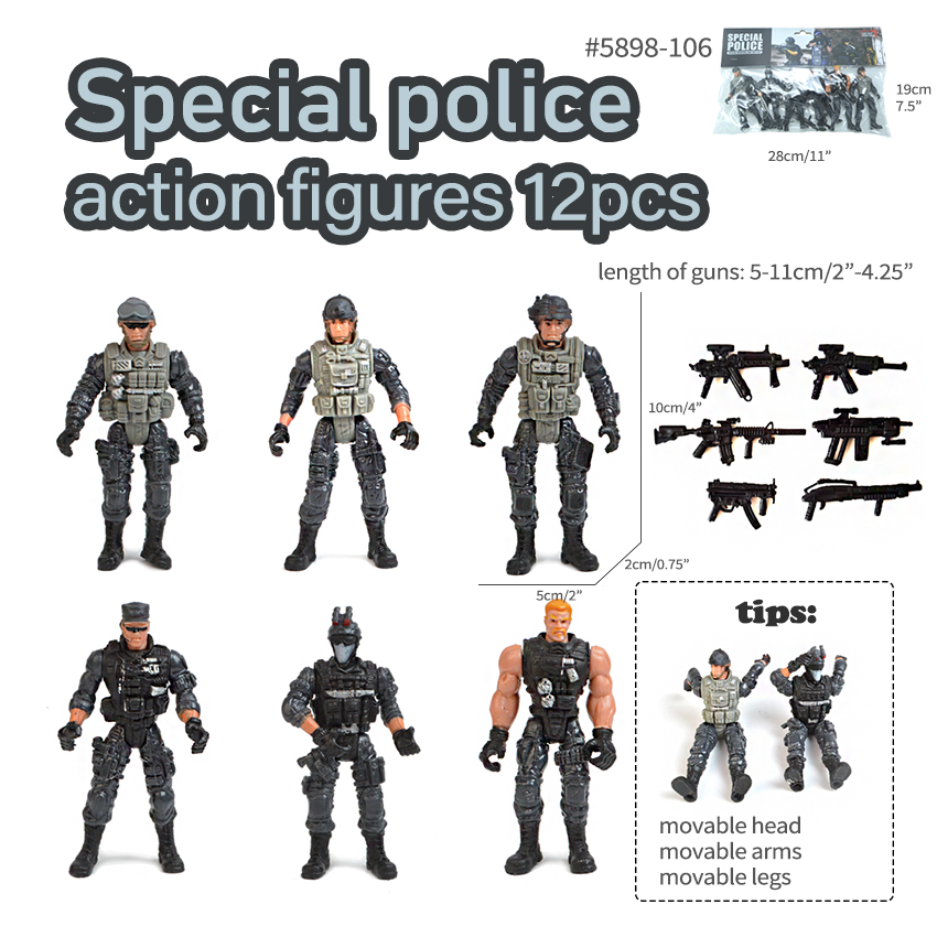 12 piezas de policía especial