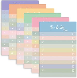 Customized Rainbow Creative English <strong>Notebook</strong> Sticker Self-Adhesive Convenient Plan Cover To Do List Note - Product Image 2