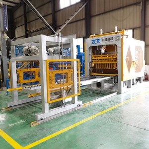 ZCJK VIENE CON MEZCLADOR apilador prensa hidráulica alimentador de paletas pared bloque hueco china máquina de fabricación de bloques en Malawi - Product Image 3