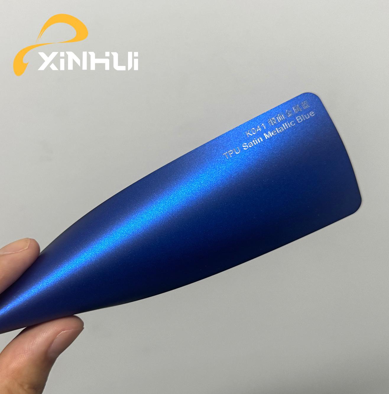 TPU Satinado Azul Metálico