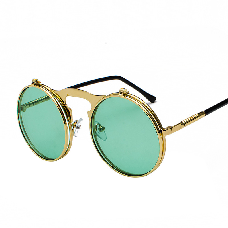 Gold frame ocean green lens c9
