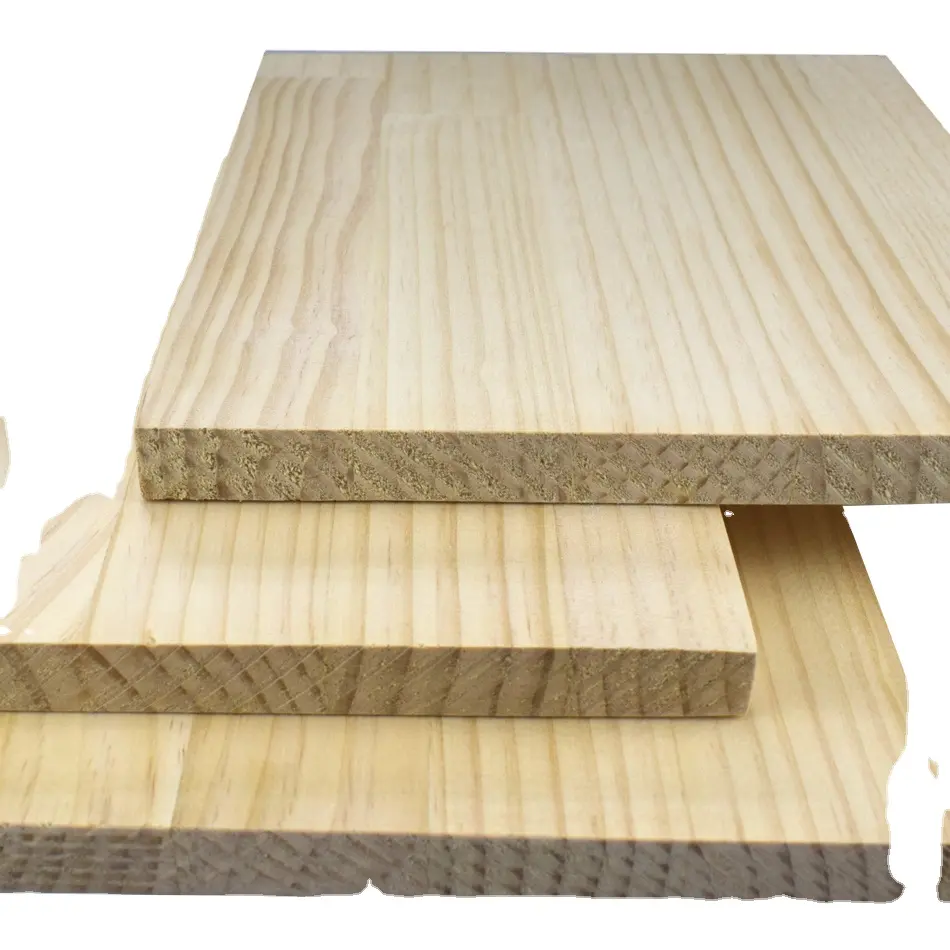 Paneles de madera de pino para muebles de alta gama, madera maciza, madera de pino para manualidades de construcción, Panel de pared de madera