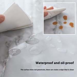 大理石图案软玻璃桌布树脂茶餐垫防水防油保护膜不可水洗 - Product Image 5