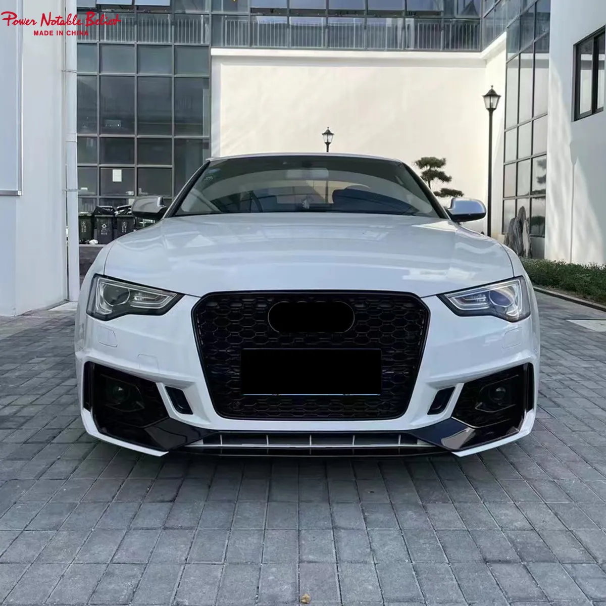 Parachoques delantero RS5 B9 con parrilla para Audi A5 S5 B8.5 Facelift RS5 bodykit parachoques actualización B9 estilo 2012 2013 2014 2015 2016