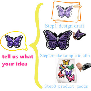 Bán Buôn Phim Hoạt Hình Phim Hoạt Hình PVC Trang Trí Khóa Cá Nhân Thiết Kế Charms PVC Phim Hoạt Hình Tùy Chỉnh Giày Charms - Product Image 3