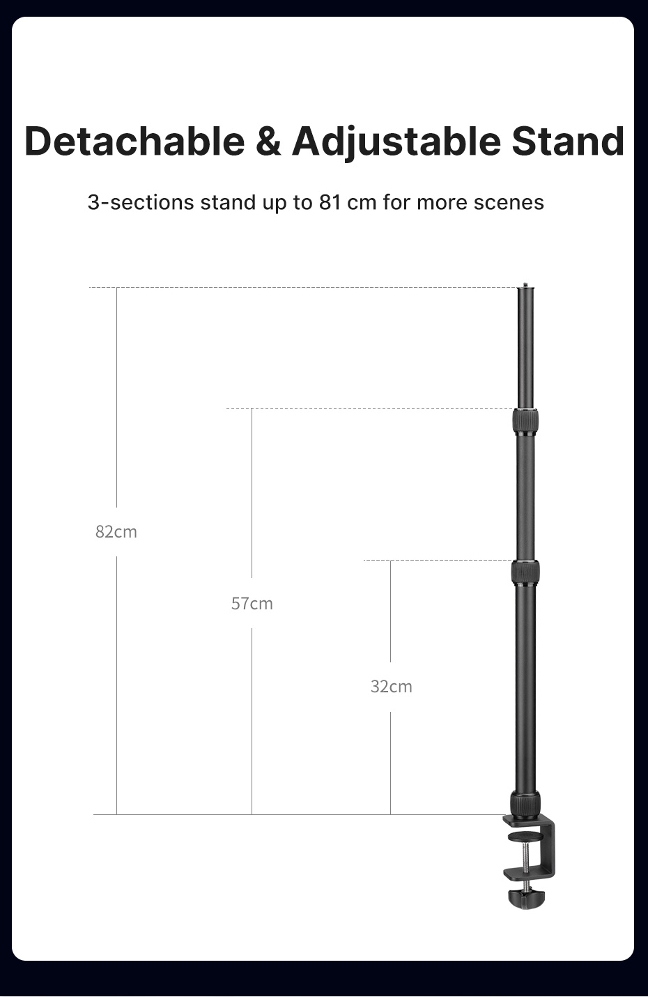 VIJIM K16 RGB Ring Light With Phone Clip, Softer Photography Ring Light for TikTok Live Streaming
