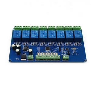 Taidacent DC12V 24V8チャンネルリレーモジュール8ウェイ入力8ウェイ出力Modbus RTU8チャンネルリレーモジュールRS485TTLUARTリレー - Product Image 3