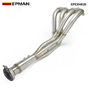 EPMAN başlık egzoz iniş borusu 3 "Honda Civic EK EG için 4-1 tri-y DC2 K serisi Pipe K24 v-band aşağı boru EPEXHK20