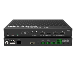 4 k60 AV over IP encoder decoder POE anteprima API video wall funzione KVM WEB GUI control Rs232 - Product Image 2