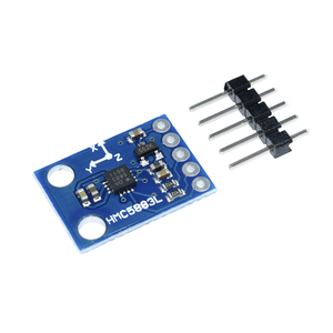 Módulo de Sensor de Triple eje para Arduino, KIT de módulo de campo magnético de tres ejes, GY-273, HMC5883, HMC5883L, 3-5V
