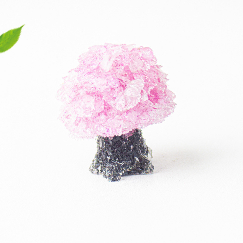 Quartz rose foncé coloré