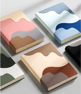 Cuaderno personalizable de piel A5 para niñas Bloc de notas impreso grueso con logotipo imprimible - Product Image 3