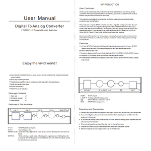 <strong>Audio</strong> Converter Optical to <strong>Audio</strong> Aux Converter <strong>Digital</strong> to Analog <strong>Audio</strong> Converter - Product Image 5