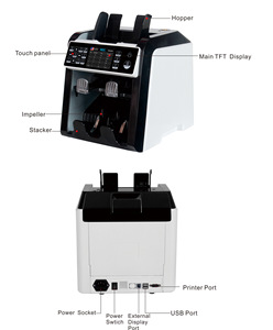 多币种价值计数器混合面额纸币计数器点钞机 - Product Image 4