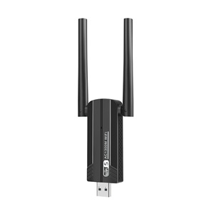 Scheda di rete wireless dual-band da 5G senza driver 1300M Gigabit scheda di rete desktop ricevitore USB trasmettitore WIFI - Product Image 1