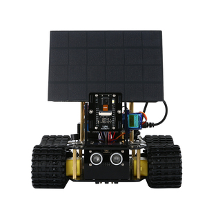 Solar betriebenes Roboterauto-Kit für intelligente Fahrzeuge auf Arduino ESP32-Basis mit Linien verfolgung und Hindernis vermeidung für STEM-Projekte