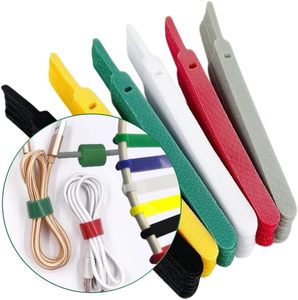 Eco-friendly Nylon Back to Back Hook and <strong>Loop</strong> Cable Strap Reusable Hook <strong>Loop</strong> Tape <strong>Cord</strong> Organizer - Product Image 1