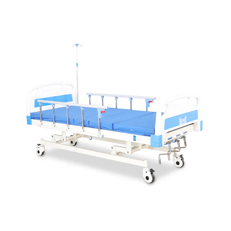 Vendita calda attrezzature ospedaliere 3 funzione letto di cura manuale 3 manovella letti medici per la vendita