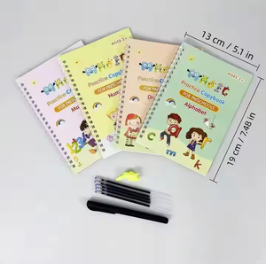 グルーブライティングブック子供向け再利用可能コピーブック練習マジックコピーブック赤ちゃん向け手書き書道 - Product Image 6