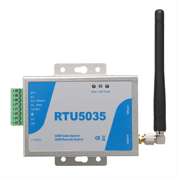 RTU5035 GSM Portão Opener Interruptor do Relé de Controle Remoto Abridor de Porta de Acesso Livre Chamar 850 900 1800 1900Mhz para Garagem de Casa Inteligente