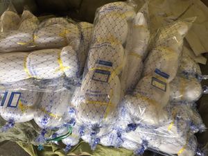 NYLON FISHING NET CONGO <strong>MARKET</strong> WHITE MONOFILAMENT NYLON FISHING NETS <strong>REDES</strong> MANTAS NYLON MONOFILAMENTO - Product Image 4