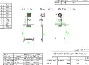 OV9281 PCB MIPI RaspberryPi産業用テスト用グローバル露出カメラモジュール - Product Image 5