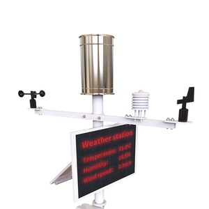 Kit Completo de Estación Meteorológica para Monitoreo de Cultivos Sensor de Suelo Inteligente, Registro de Datos Ambientales, Radiación Solar Incluida - Product Image 1