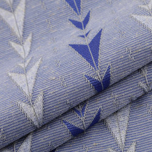 New 85% Polyester 10% Linen 5% Spandex Đan Vải Duy Nhất Jacquard Dệt Kim Vải Lanh Jacquard Nhuộm Vải Cho Phụ Nữ Quần Áo - Product Image 3