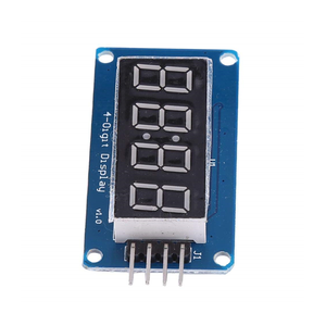 4-Digit 4-Segment Digital TM1637 LED Tube Clock Display Module With Brightness - Product Image 3