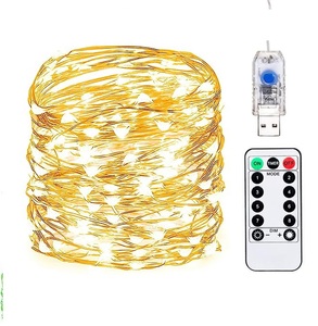 Multi Color Fairy <strong>String</strong> <strong>Lights</strong> <strong>Remote</strong> LED USB Twinkle <strong>Light</strong> Starry DIY Party Wedding Decor Led Fairy <strong>Lights</strong> Outdoor Waterproof - Product Image 1