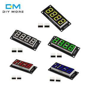 TM1637 0,56 "4-Bit-Digitalröhren-LED-Anzeige 7 Segmente Uhr modul Grüne LED-Platine mit Stift - Product Image 1