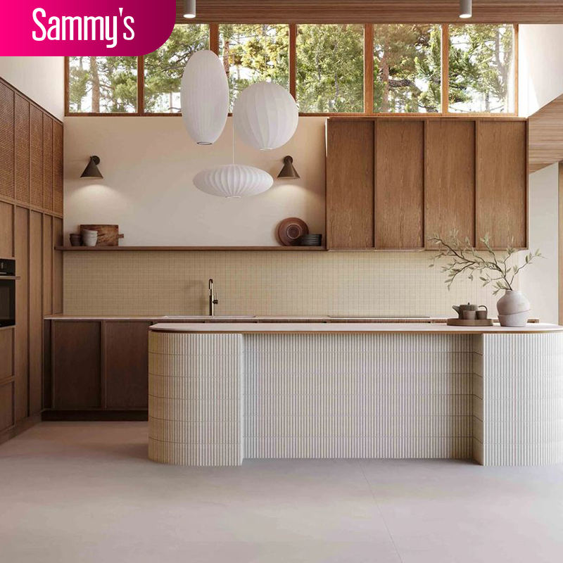 Gabinetes de cocina de madera