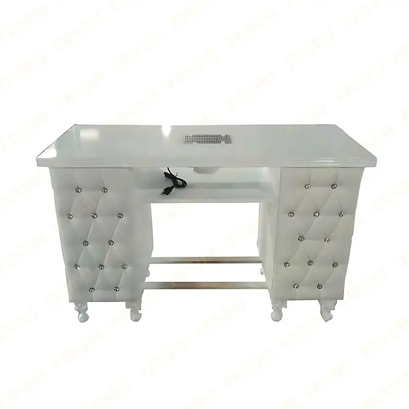 Salão de beleza profissional mobiliário manicure mesa coletor de pó