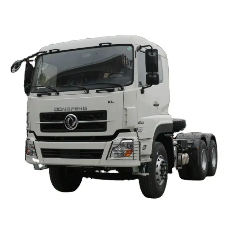 Renault motor Dongfeng traktör modeli KL420 ile yepyeni yarı römork traktör kamyon başbakan taşıyıcı kamyon