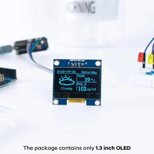 1 pezzo blu/bianco 1.3 pollici IIC OLED modulo Display 128x64 Pixel SH1106 modulo schermo compatibile con/Raspberry Pi - Product Image 6