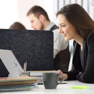 4 pcs hiện đại Acoustic Panels 16x20 inch sự riêng tư bàn Divider âm thanh hấp thụ 29db giảm tiếng ồn văn phòng <span class=keywords><strong>separator</strong></span> trực quan - Product Image 4