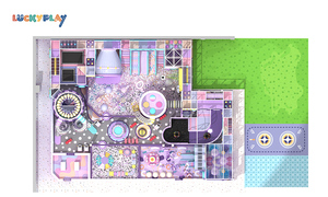 สนามเด็กเล่นในร่มพร้อมธีมลูกกวาดอุปกรณ์สำหรับเล่นแบบนุ่มสไลด์บอลสระใหญ่สำหรับเด็กทำจากพลาสติก - Product Image 5