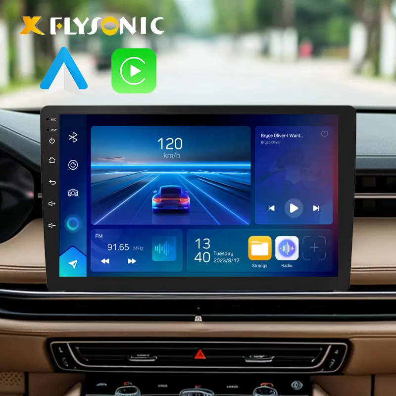 Schermo Carplay Video Flysonic 9 pollici 2 + 32 4k con 1280*720 Stereo Radio Stereo Android autoradio lettore DVD auto