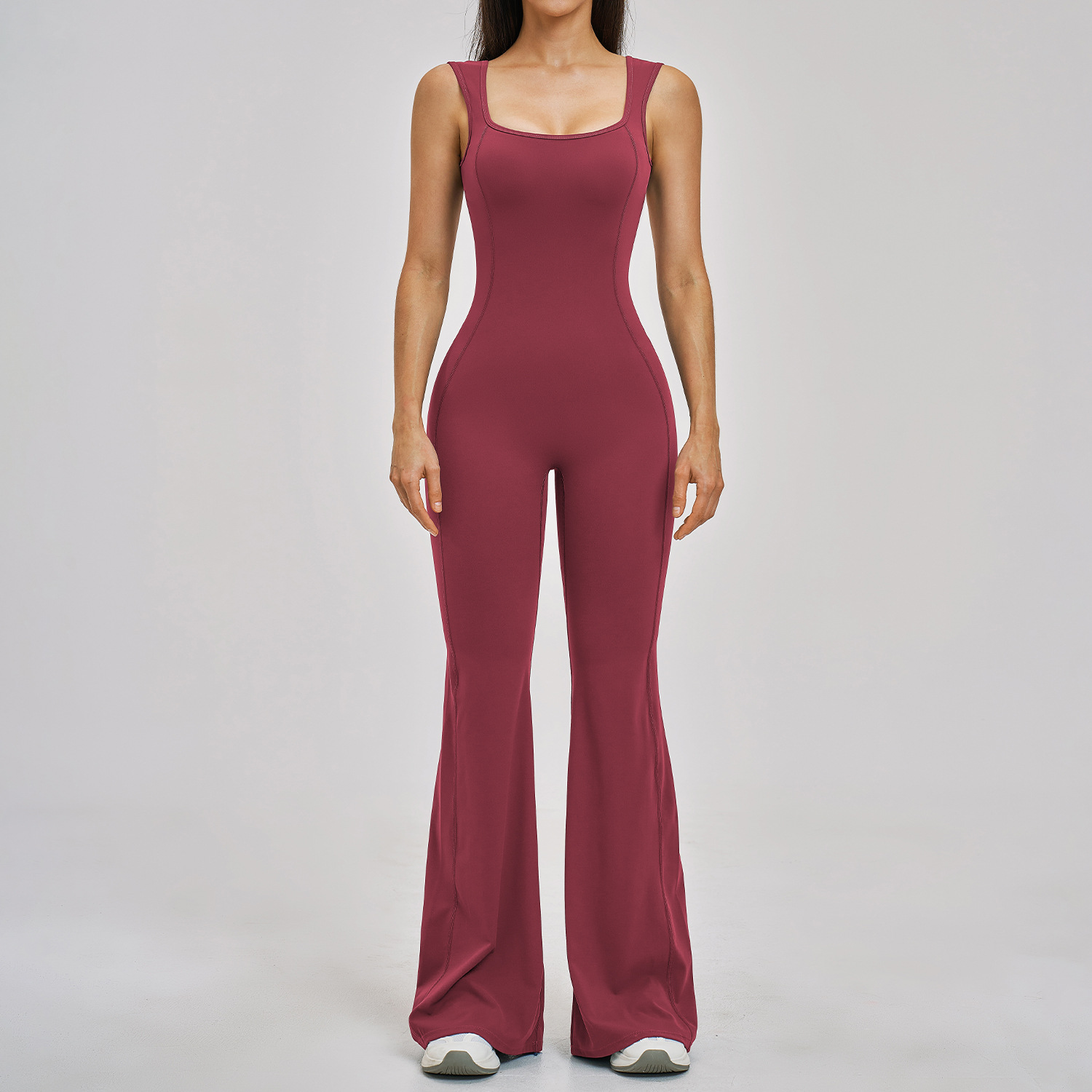 red jumpsuit