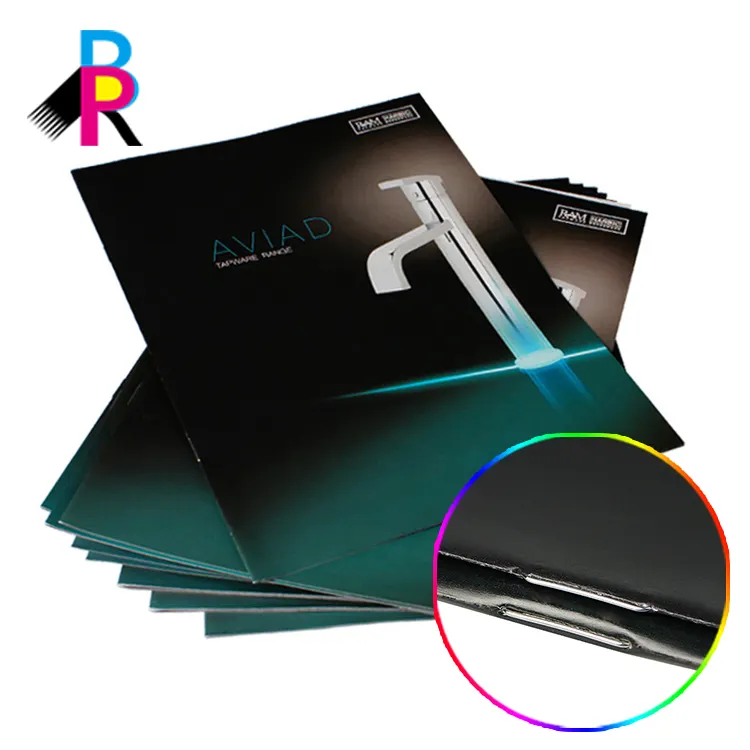 OEM Unternehmens broschüre Werbe buch Benutzer definierte Größe Broschüre Katalog Druck broschüre