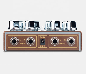 JOYO R-Series เอฟเฟคกีต้าร์ R-09 Vision,เอฟเฟคกีต้าร์แบบมัลติเอฟเฟ็กต์เก้าแบบแป้นปรับสัญญาณสองช่องสัญญาณรองรับอินพุตและเอาต์พุตสเตอริโอ